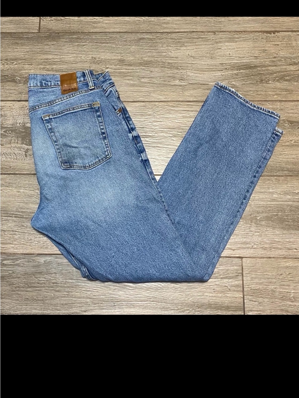 Goodfellow & Co 34W 32L Blue Distressed Jeans